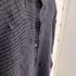 イッセイミヤケ ISSEY MIYAKE 90S 91SS 銀タグ ノーカラー プリーツ サイドスリット カーディガン レディース JPN:2